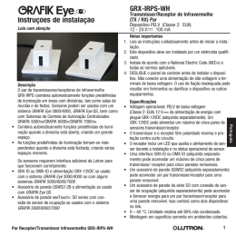 GRX-IRPS Instruções de instalação Português