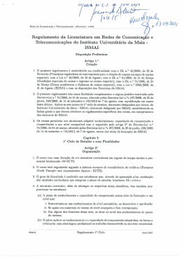 Redes de Comunicação e Telecomunicações