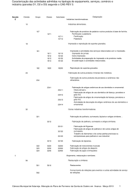 PP PRQOUTEIRO-Caracterizacao actividades CAE-REV3