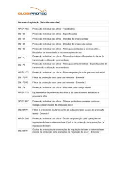 Protec&ccedil;&atilde;o dos Olhos