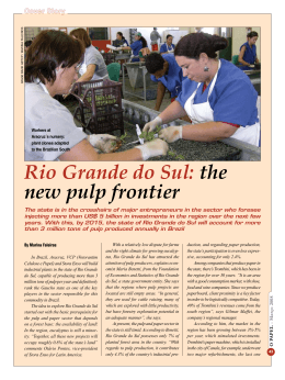 Rio Grande do Sul: the new pulp frontier
