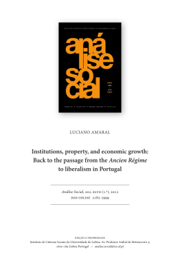 Institutions, property, and economic growth: Back to