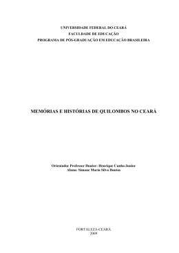 simone maria silva dantas mem&oacute;rias e hist&oacute;rias de quilombos no