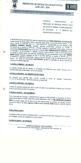 - Prefeitura Municipal de Caldas Novas, Goiás