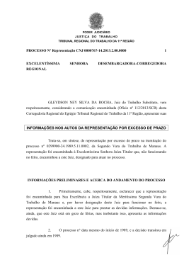 PROCESSO Nº Representação CNJ 0000767-14.2013