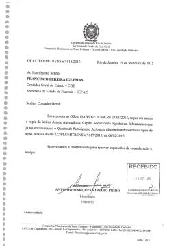 flumitrens - Secretaria de Estado de Fazenda
