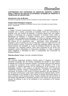 1 contribui&ccedil;&atilde;o dos conte&uacute;dos da disciplina gin&aacute;stica
