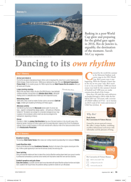 itinerary Rio