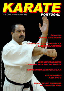 Regionalização do Karate em Portugal - FNK-P
