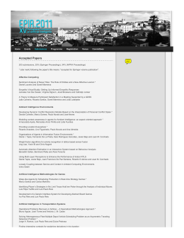 2011 EPIA AcceptedPapers