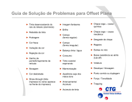 Guia de Solu&ccedil;&atilde;o de Problemas para Offset Plana