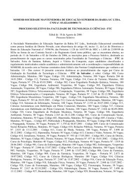 SOMESB-SOCIEDADE MANTENEDORA DE EDUCA&Ccedil;&Atilde;O