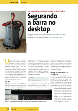 Segurando a barra no desktop
