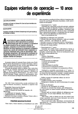 Equipes volantes de opera&ccedil;&atilde;o - 10 anos . de