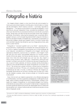 Fotografia e hist&oacute;ria