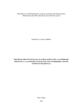 Abrir - TEDE PUCRS: P&aacute;gina inicial