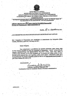 recall MANUFATURA DE BRINGUEDOS PICA-PAU LTDA
