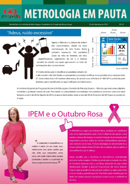 Metrologia Em Pauta nﾺ 43