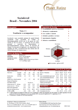 Brasil – Novembro de 2004.