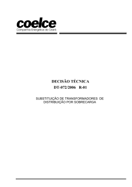 DECISÃO TÉCNICA DT-072/2006 R-01