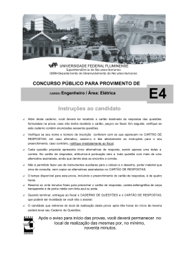 Prova - Uff - Universidade Federal Fluminense