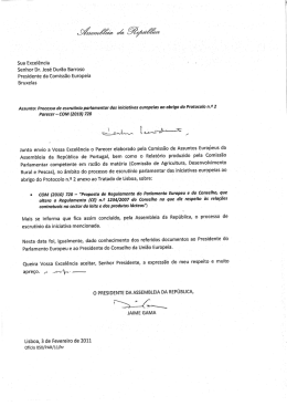 Presidente da Comiss&atilde;o Europeia