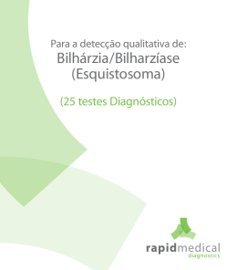 Bilhárzia/Bilharzíase (Esquistosoma)