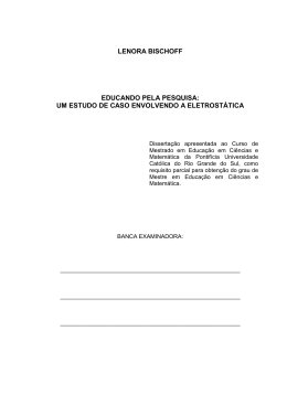 LENORA BISCHOFF EDUCANDO PELA PESQUISA: UM ESTUDO
