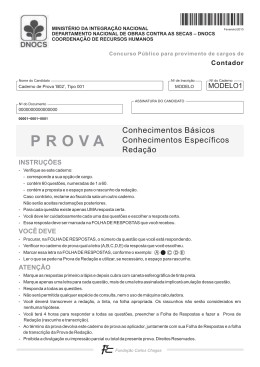 Prova - Calcule Mais