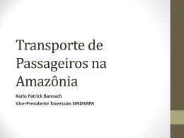karlo patrick bannach - transportes de passageiros na
