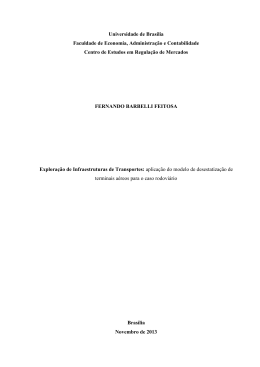 Explora&ccedil;&atilde;o de Infraestruturas de Transportes