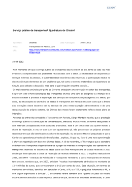 Servi&ccedil;o p&uacute;blico de transportes