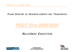 PDDT - Relatorio Executivo