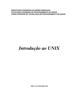 Introdução ao UNIX