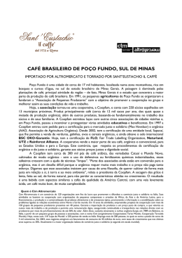 café brasileiro de poço fundo, sul de minas