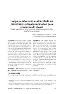 Corpo, simbolismo e identidade na juventude: rela&ccedil;&otilde;es - CCH