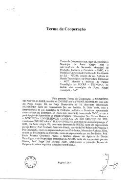 SMIC - Termo de Cooperação
