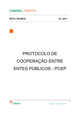 protocolo de cooperação entre entes públicos - pcep