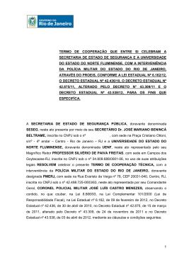 Termo de Cooperação Técnica