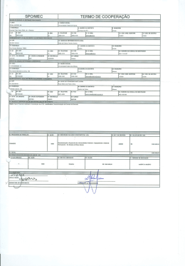 SPO/MEC TERMO DE COOPERA&Ccedil;&Atilde;O - Unifal-MG