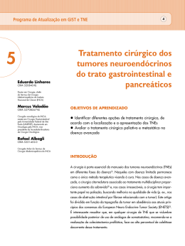Tratamento cirúrgico dos tumores neuroendócrinos do trato