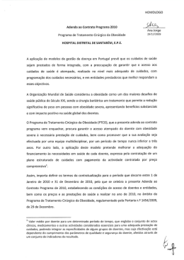Programa de Tratamento Cirúrgico da Obesidade 29//12`9009
