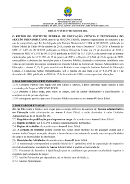 Edital - concurso