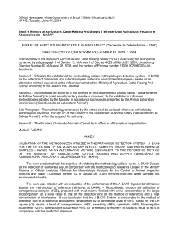 Official Newspaper of the Government of Brazil (&ldquo;Di&aacute;rio