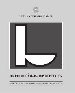 Inteiro teor - C&acirc;mara dos Deputados