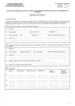 PARA A sEGuRANçA socIAL Dos TRABALHADORES