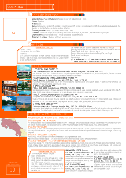 Dados de interesse San José
