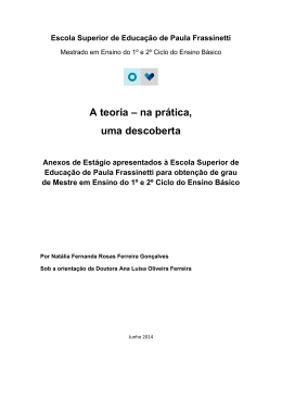 A teoria &ndash; na pr&aacute;tica, uma descoberta