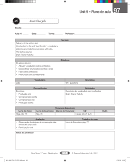 Unit 9 Plano de aula 97