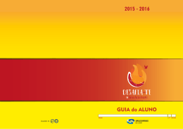 2015 - 2016 GUIA do ALUNO